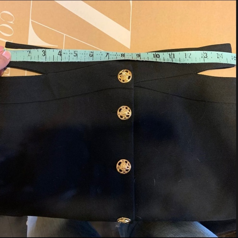 ZARA LIMITED EDITION CUT OUT MINI SKIRT - Picture 10 of 10